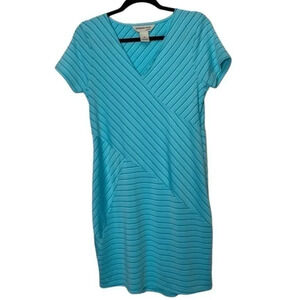 New Freedom Trail by Kyoden Turquoise Short Sleeved Dress Size Medium (M)‎
